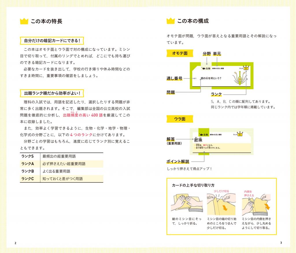 高校入試 ランク順 中学理科用語 化学式 カードスタイル