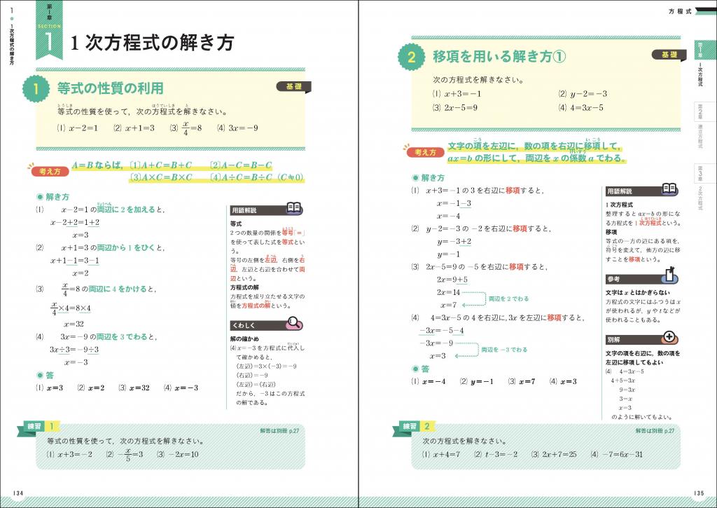 パーフェクトコース参考書 わかるをつくる 中学数学